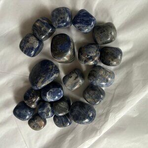 Blue Sodalite Crystals BULK Tumbled